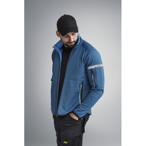 8004 Chaqueta de forro polar 37.5® AllroundWork azul verdadero